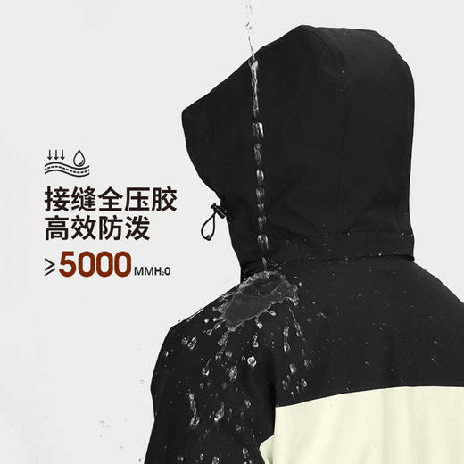 送运费险~骆驼户外三合一羽绒内胆冲锋衣锋衣 适应各种复杂环境 旅行露营优选 舒适出行 畅享自然 商品图4