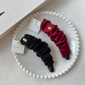 优雅精致柔滑缎面香蕉夹-纪念日百货门店同款167949939