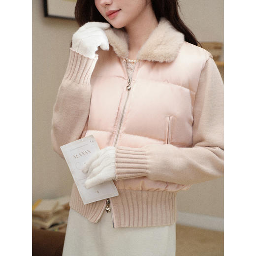 鹿向南【1217/20:00新品前1小时7折限量100件】粉色羽绒服 商品图2