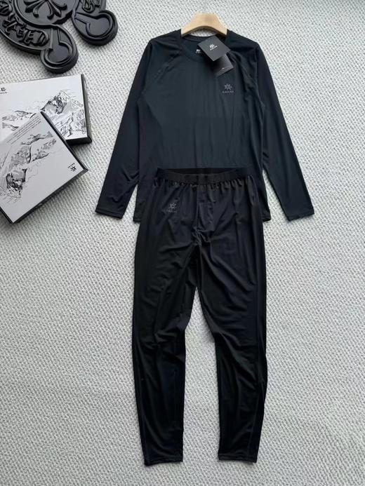 D121414男士Coolmax速干保暖秋冬内衣裤套装 商品图0