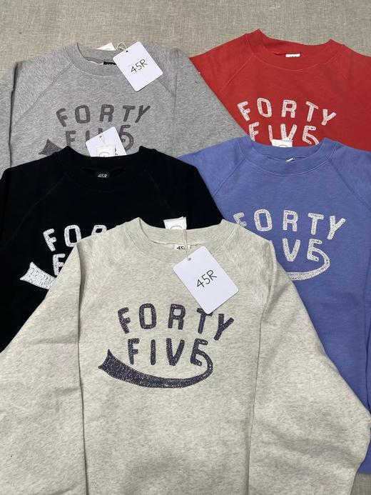 D121416多色入加绒感圆领插肩袖908版卫衣 商品图2