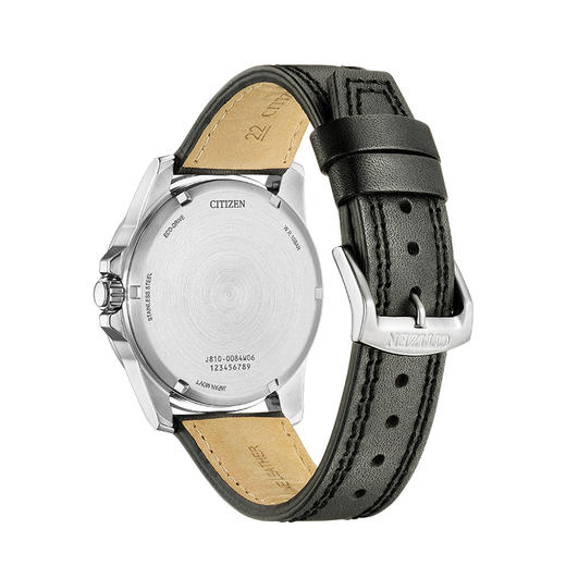 西铁城/CITIZEN光动能复古潮流小牛皮带男表AW1819-13L 商品图2