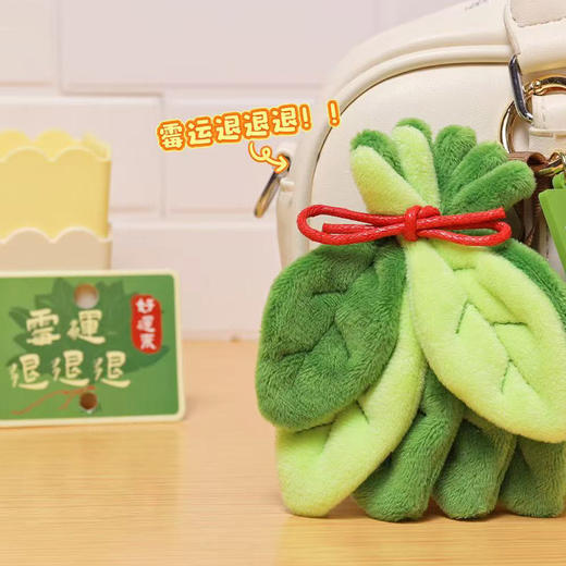 柚好运毛绒包挂扣毛绒匙扣-纪念日百货门店同款168494446 商品图2