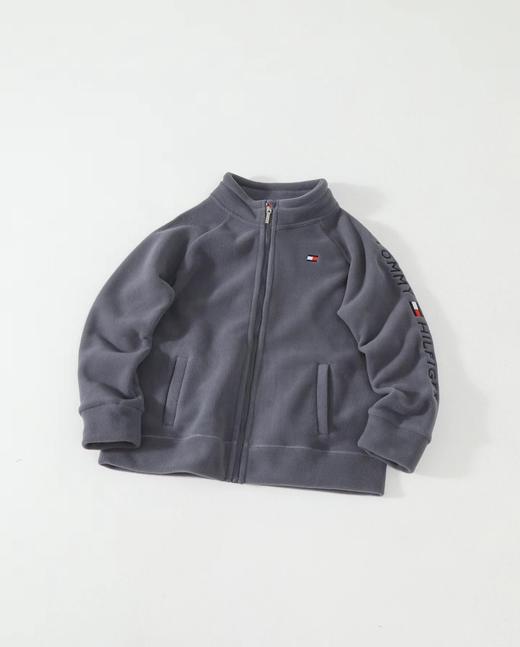 D121438立体裁剪手臂刺绣logo摇粒绒立领外套 商品图9