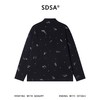 SDSA秋冬新款痞帅男装时尚泼墨印花立领长袖T恤百搭时尚打底衫 商品缩略图4