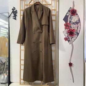 「断码清仓」版型超正，羊毛料风衣（带腰带） L码 ZFYY149