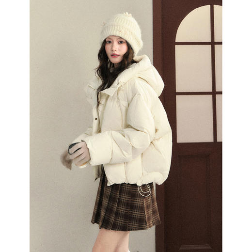 鹿向南【1217/20:00新品前1小时7折限量100件】杏色羽绒服 商品图4