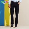 XXM CARTELO鳄鱼秋冬直筒棉直筒男裤男士休闲长裤（藏青色） 商品缩略图0