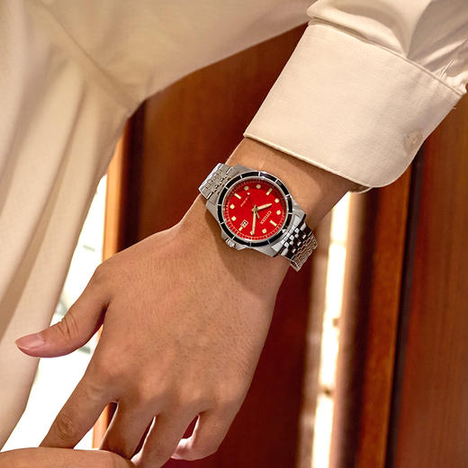 西铁城/CITIZEN光动能复古潮流钢带男表AW1819-56X 商品图3