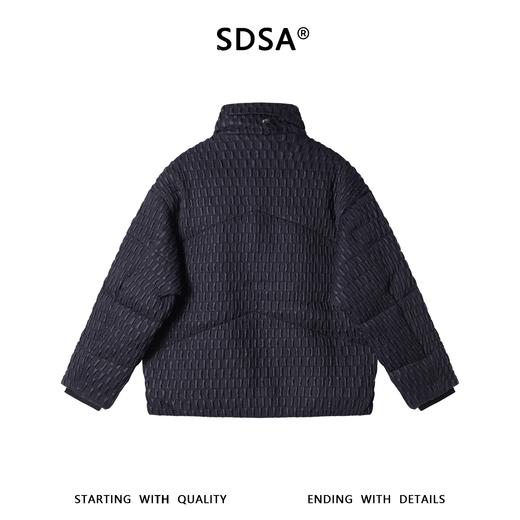 26100SDSA男士秋冬新款痞帅男装简约时尚提花立领羽绒服外套百搭宽松 商品图4
