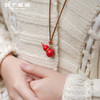【预售3-5天】灵隐文创  新中式沙金项链女生招米毛衣链饰品 商品缩略图5