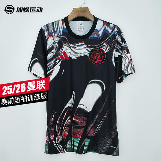 SFS阿迪达斯Adidas25/26曼联赛前训练服短袖足球服男子KA6419 商品图0