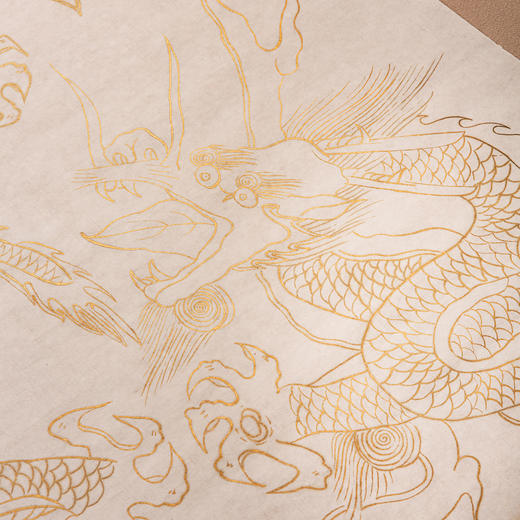 70年代手绘“澄心堂描金纸”（一卷10张） 商品图14