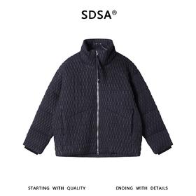 26100SDSA男士秋冬新款痞帅男装简约时尚提花立领羽绒服外套百搭宽松