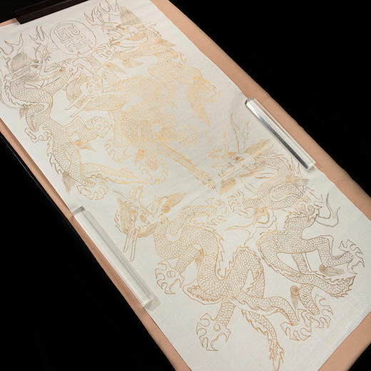 70年代手绘“澄心堂描金纸”（一卷10张） 商品图11