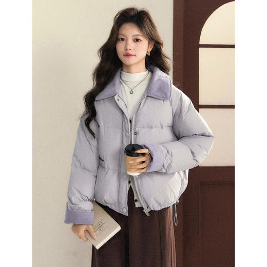 鹿向南【1217/20:00新品前1小时7折限量100件】紫色羽绒服 商品图0
