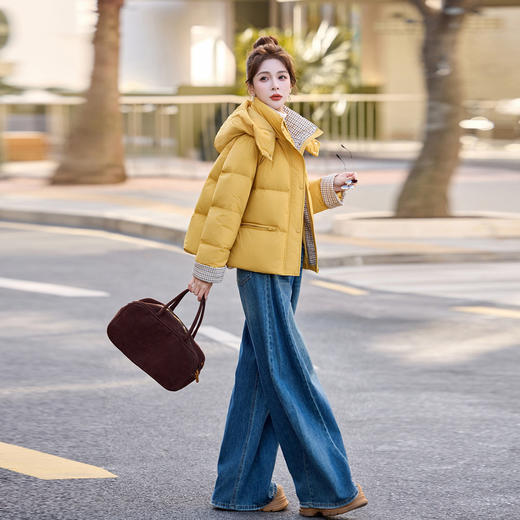 HR JSTX8162休闲精品90%白鸭绒外套 商品图3