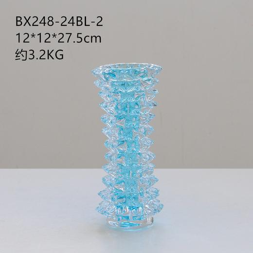 碧轩轻奢玻璃花瓶 创意艺术花器摆件插干花水培餐桌摆件批发ins风 商品图9