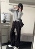 D121461加绒休闲卫裤松紧腰脚口设计收口显瘦大长腿女款长裤 商品缩略图12