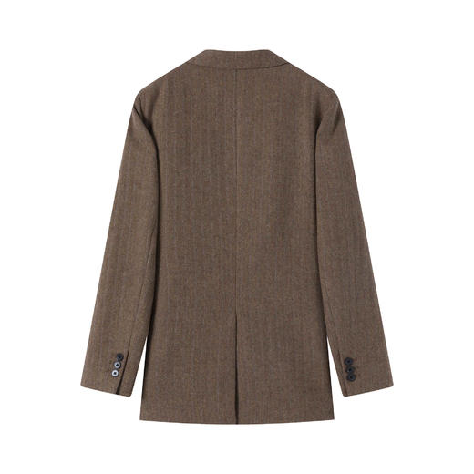 N°28 秋冬西服戗驳领格子常规款休闲西装外套 885382X820 商品图1