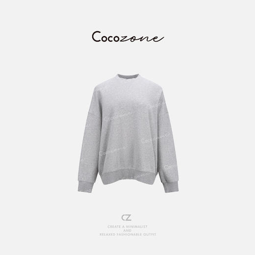 COCO ZONE 刘一一 【100棉】简约套头圆领纯色卫衣 CD1A1360 商品图0