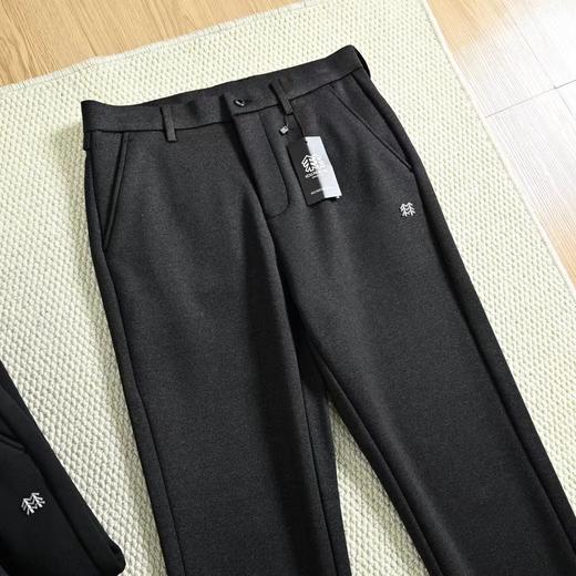 D121406秋冬男士加绒加厚含绵羊毛四面弹西裤 商品图6