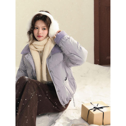 鹿向南【1217/20:00新品前1小时7折限量100件】紫色羽绒服 商品图4