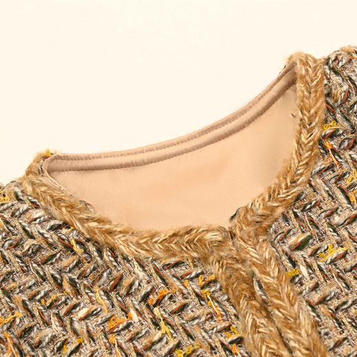 N°28 ‘鎏金小香’短外套女2024早秋新款设计师小香风外套9A35W336 商品图5