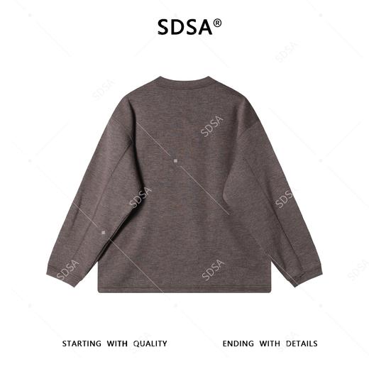 WY2507SDSA男士秋冬新款痞帅男装韩版潮牌拼接口袋圆领卫衣时尚套头上衣 商品图4