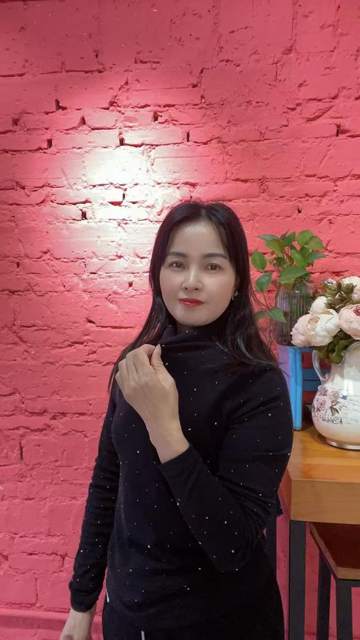 羊绒立领水晶钻发热衣内穿外搭16635125 商品图0