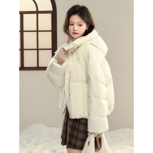 鹿向南【1217/20:00新品前1小时7折限量100件】杏色羽绒服 商品图2