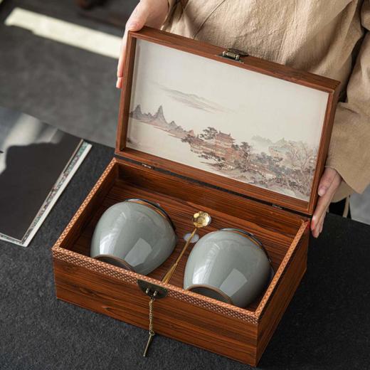 山隐【中双瓷  深木纹色】65元一套/一箱10套 商品图2