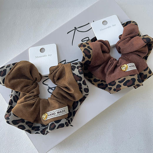 秋冬经典豹纹狂野风发圈-纪念日百货门店同款167949832 商品图2