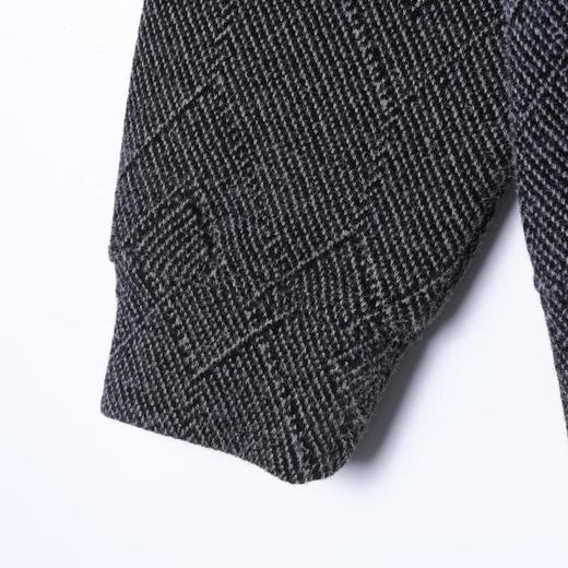 SDSA秋冬新款痞帅男装韩版提花菱形格拉链连帽卫衣百搭宽松上衣 商品图3