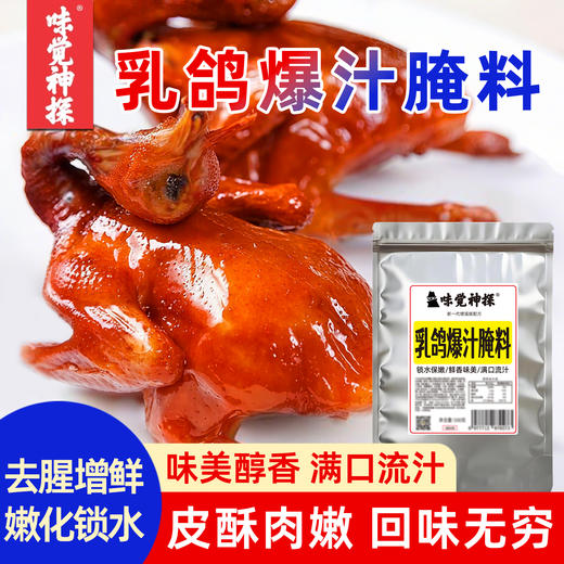 味觉神探港式脆皮乳鸽腌料烤鸡鸭鹅肥肠腌制料爆汁烤乳鸽配方商用 商品图0