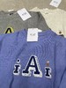 D121417叠领横丝侧拼菠萝刺绣A圆领加绒卫衣 商品缩略图6
