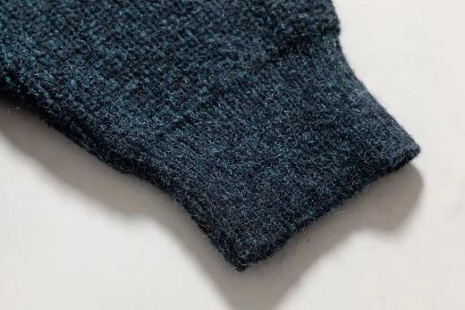 D121470冬季新款复古牛角扣翻领超保暖毛衣短外套 商品图13