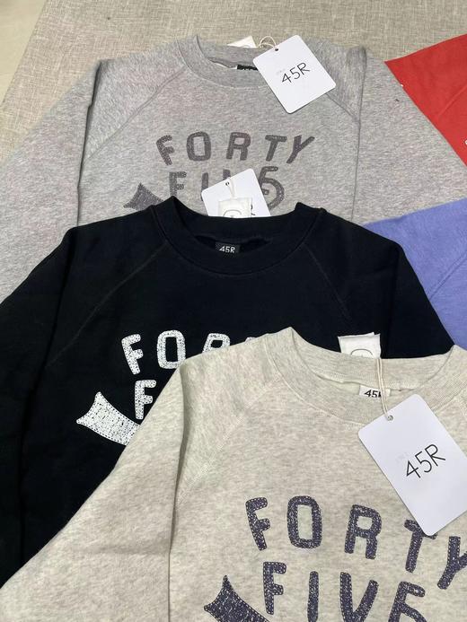 D121416多色入加绒感圆领插肩袖908版卫衣 商品图4