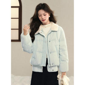 鹿向南【1212/20:00新品】蓝色羽绒服