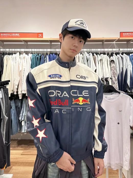 D121435美式休闲联名立领拉链皮衣外套男女同款 商品图13