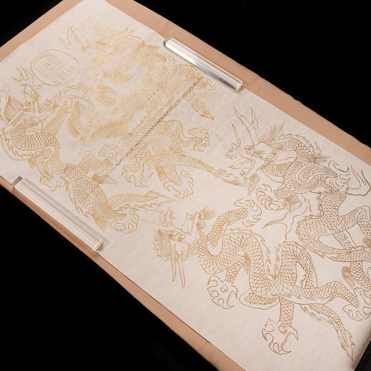 70年代手绘“澄心堂描金纸”（一卷10张） 商品图13