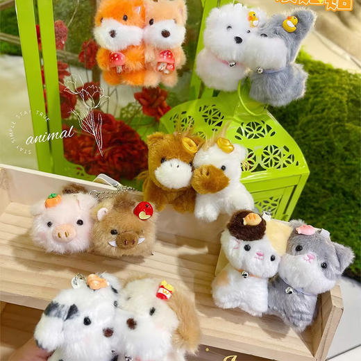 钱多多对装小马毛绒匙扣-纪念日百货门店同款168193926 商品图4