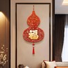 【葫芦如意 温馨美观】福字挂件 百福图高奢玄关装饰画 中国结客厅背景墙新中式走廊壁画 商品缩略图0