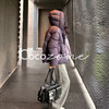 COCO ZONE 刘 一一“拼色”90鹅绒连帽拉链羽绒服 CD2A3216 商品缩略图3