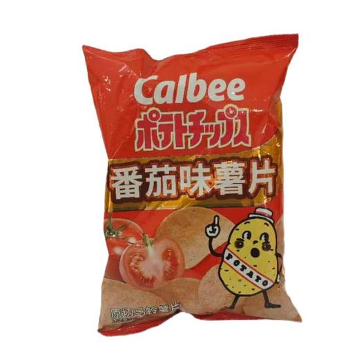 Calbee 牌番茄味薯片60g/包 商品图0