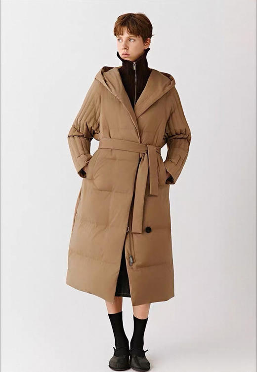 【高品质私服】【IC系腰带连帽长款羽绒服】触感细腻且富有弹性，舒适与型格并蓄G1602【无标出货 介意慎拍】-CC 商品图7