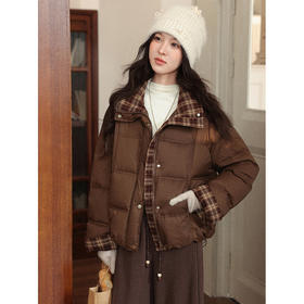 鹿向南【1217/20:00新品】咖色羽绒服