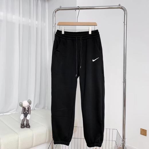 D121455基础加绒加厚款休闲运动螺纹束脚卫裤男裤 商品图2