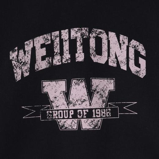 SDSA男士秋冬新款痞帅男装美式撞色字母数字印花圆领卫衣百搭宽松 商品图3