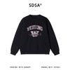 SDSA男士秋冬新款痞帅男装美式撞色字母数字印花圆领卫衣百搭宽松 商品缩略图1